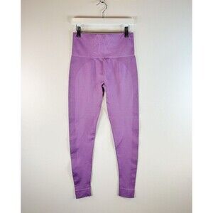 Set Active Womens Leggings Purple Sculptflex High Waisted Ribbed Pull On Medium